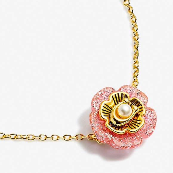 NWT Coach Tea Rose Bracelet Pink Gold - Picture 2 of 3